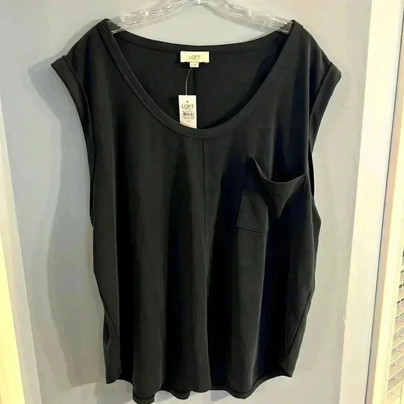 NWT Women’s Loft crew neck sleeveless shift top size XXL - Picture 1 of 4